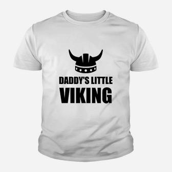 Daddys Little Viking Youth T-shirt | Crazezy CA