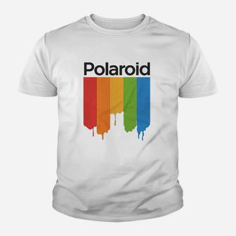 Distressed Polaroid Camera Youth T-shirt | Crazezy