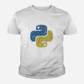 Distressed Python For Engineers Youth T-shirt | Crazezy DE