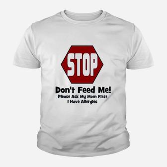 Do Not Feed Me Youth T-shirt | Crazezy