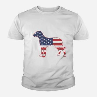 Dog Patriotic 4Th Of July Youth T-shirt | Crazezy