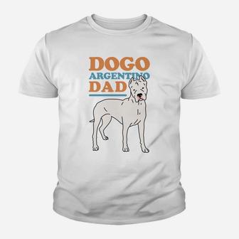 Dogo Argentino Dad Dog Owner Dogo Argentino Youth T-shirt | Crazezy UK