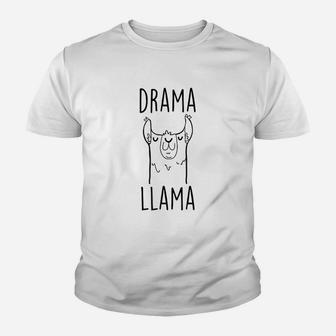 Drama Llama Funny Llama Youth T-shirt | Crazezy UK