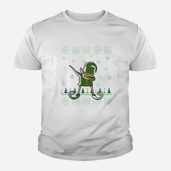 Elf Dabbing Youth T-shirt | Crazezy UK