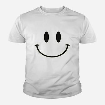 Emoticon Big Smile Face Youth T-shirt | Crazezy