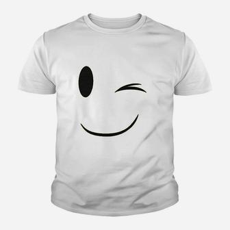 Emoticon Big Smile Face Youth Youth T-shirt | Crazezy AU