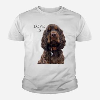 English Cocker Spaniel Shirt Dog Mom Dad Love Pet Puppy Tee Zip Hoodie Youth T-shirt | Crazezy UK