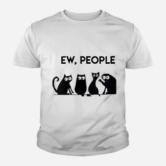 Ew People Cat Lovers Meowy Youth T-shirt | Crazezy AU