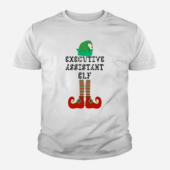 Executive Assistant Elf Family Matching Christmas Gift Sweatshirt Youth T-shirt | Crazezy