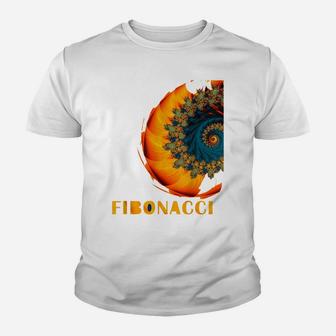Fibonacci Flower Circle For Mathematician Physicist Artists Youth T-shirt | Crazezy AU
