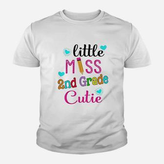 First Day Of Second Grade Little Miss 2Nd Grade Youth T-shirt | Crazezy CA