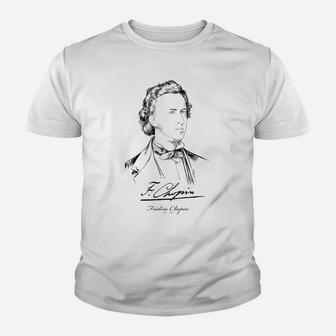 Frédéric Chopin-Composer-Classical Music-Piano Youth T-shirt | Crazezy UK