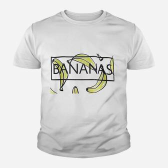 Fruit Bananas Youth T-shirt | Crazezy AU