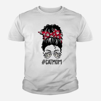 Funny Cat Mom Shirt For Cat Lovers Mothers Day Youth T-shirt | Crazezy DE