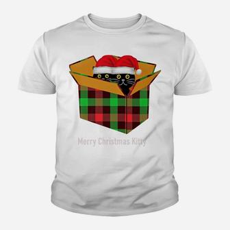 Funny Cats For Christmas - Lowely Meowy Kitten Gift Youth T-shirt | Crazezy AU