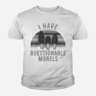 Funny Morel Mushroom Gift For Men Women Mycologist Lovers Youth T-shirt | Crazezy