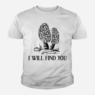Funny Morel Mushroom Gift Men Women Cool Mushroom Hunting Youth T-shirt | Crazezy