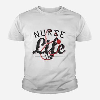 Funny Nurse Life Royaltee Medical And Hospital Collection Youth T-shirt | Crazezy DE