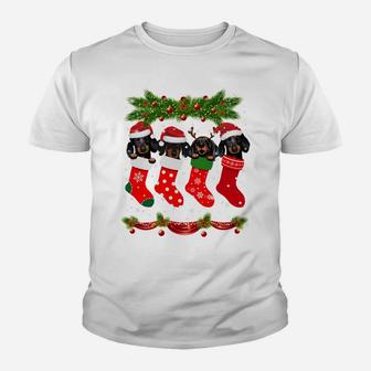 Funny Pug In Socks Christmas Dog Lovers Xmas Sweater Gifts Sweatshirt Youth T-shirt | Crazezy