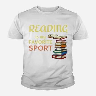 Funny Reading Is My Favorite Sport For Book Lovers Youth T-shirt | Crazezy CA