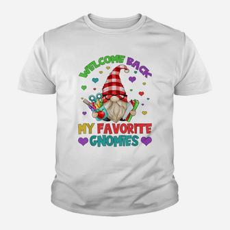 Funny Teacher Gnome Tee - Cute Welcome Back To School Youth T-shirt | Crazezy AU