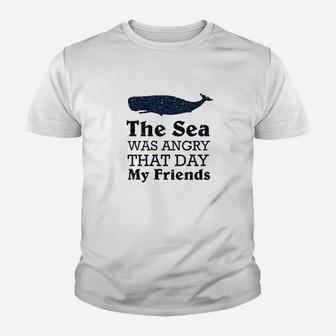 Funny Tv Vandelay Sea Was Angry That Day Costanza Youth T-shirt | Crazezy AU