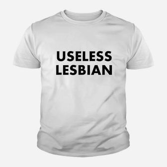 Funny Useless Lesbian Lgbt Gay Pride Gift Youth T-shirt | Crazezy UK