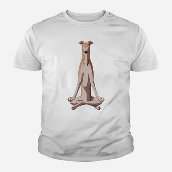 Funny Yoga Dog Greyhound Youth T-shirt | Crazezy CA
