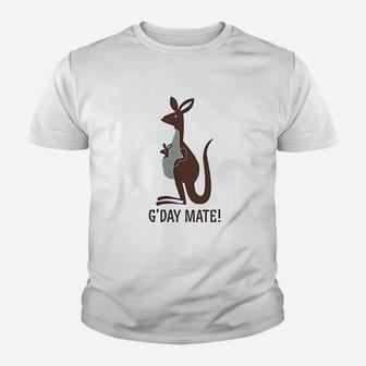 Gday Mate Kangaroo Youth T-shirt | Crazezy UK