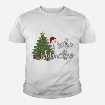German Matching Present Merry Christmas Frohe Weihnachten Sweatshirt Youth T-shirt | Crazezy DE