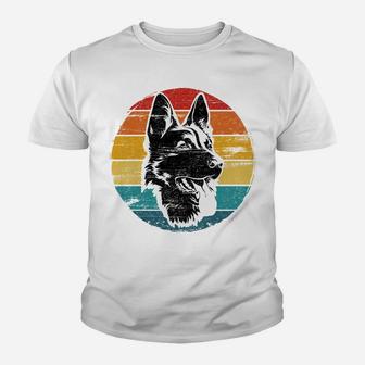 German Shepherd Lovers Vintage Mom Dad Dog Pet Lover Gift Youth T-shirt | Crazezy AU