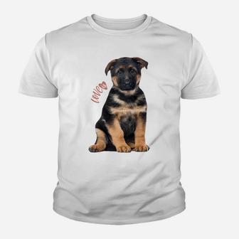 German Shepherd Shirt Shepard Dog Mom Dad Love Pet Puppy Tee Sweatshirt Youth T-shirt | Crazezy