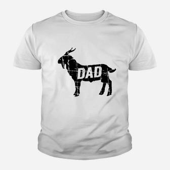 Goat Dad Greatest Youth T-shirt | Crazezy