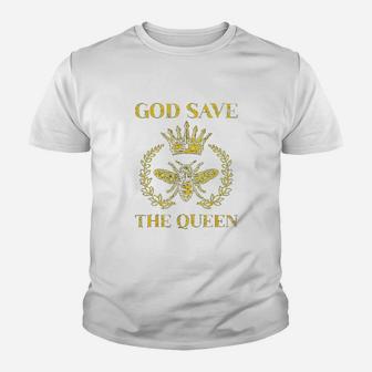 God Save The Queen Beekeeper Youth T-shirt | Crazezy DE