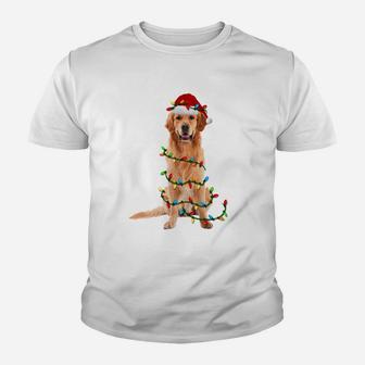 Golden Retriever Christmas Sweatshirt Dog Xmas Gift Youth T-shirt | Crazezy DE
