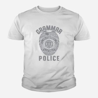 Grammar Police Funny Sarcastic English Youth T-shirt | Crazezy UK