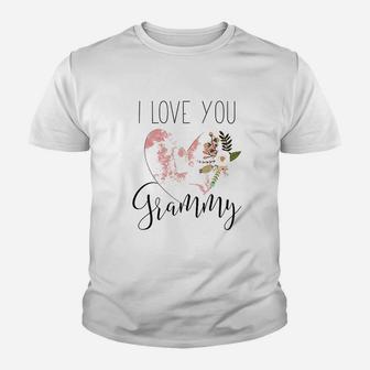 Grammy Mothers Day Grammy Heart Youth T-shirt | Crazezy CA