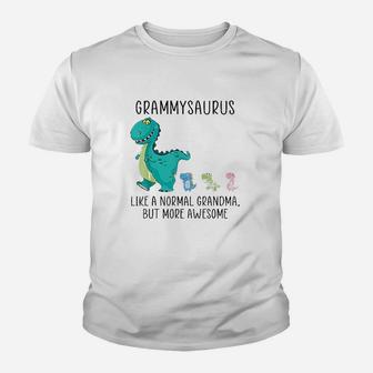 Grammysaurus Like A Normal Grandma But More Awesome Youth T-shirt | Crazezy UK