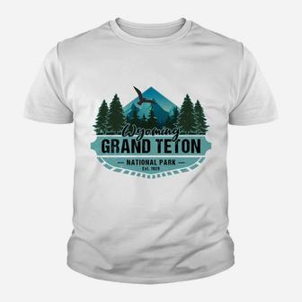 Grand Teton National Park Wyoming Usa Vacation Souvenir Sweatshirt Youth T-shirt | Crazezy