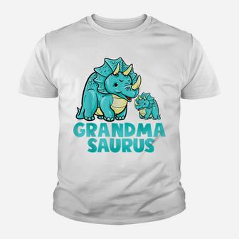 Grandma Saurus Dinosaur Funny Grandmasaurus For Nana Youth T-shirt | Crazezy UK