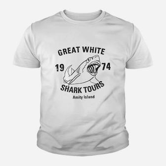 Great White Shark Tours Youth T-shirt | Crazezy