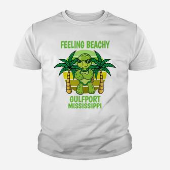 Gulfport Mississippi Cool Turtle Funny Saying Vacation Youth T-shirt | Crazezy CA