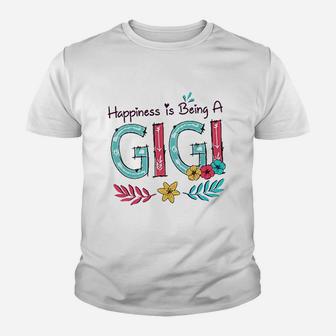 Happiness Is Being A Gigi Youth T-shirt | Crazezy DE