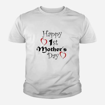 Happy 1St Mothers Day Youth T-shirt | Crazezy