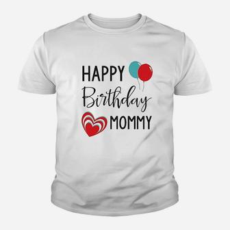 Happy Birthday Daddy Mommy Youth T-shirt | Crazezy