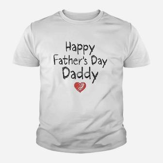 Happy Fathers Day Daddy Youth T-shirt | Crazezy