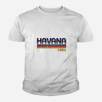 Havana Cuba Retro Vintage City Youth T-shirt | Crazezy