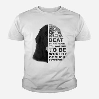 He Is Your Friend Your Partner Your Dog Newfoundland Dogs Sweatshirt Youth T-shirt | Crazezy