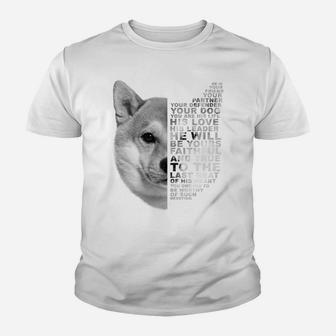 He Is Your Friend Your Partner Your Dog Shiba Inu Fox Dogs Youth T-shirt | Crazezy
