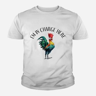Heihei Im In Charge Here Graphic Youth T-shirt | Crazezy UK